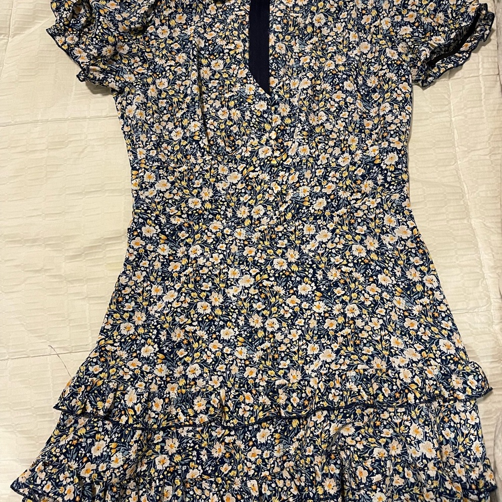Flora Puff Sleeve Mini Dress